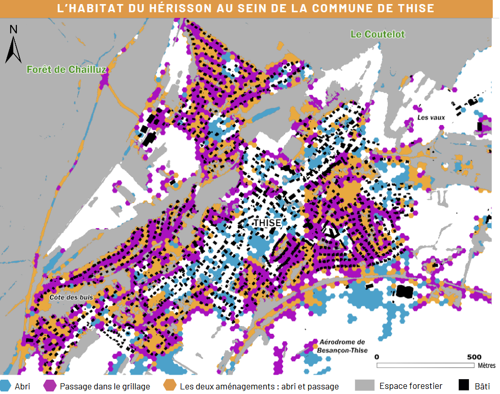 Carte extraite du poster réalisé par les M1 AGATE